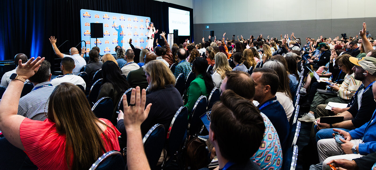 AI Business World crowd at Social Media Marketing World